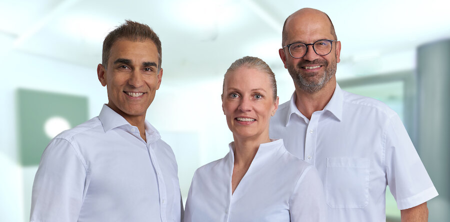 Dr. Peter Ghaussy und Kollegen arbeiten als Team